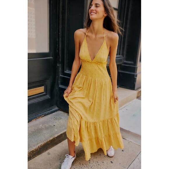 Free People Dresses & Skirts - Free People Pintuck Paradise Maxi Dress Medium